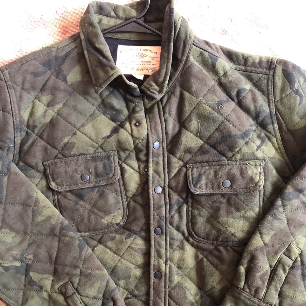 American Eagle Camo coat